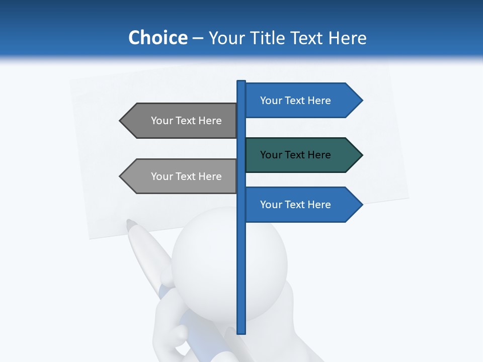 Small Business White PowerPoint Template