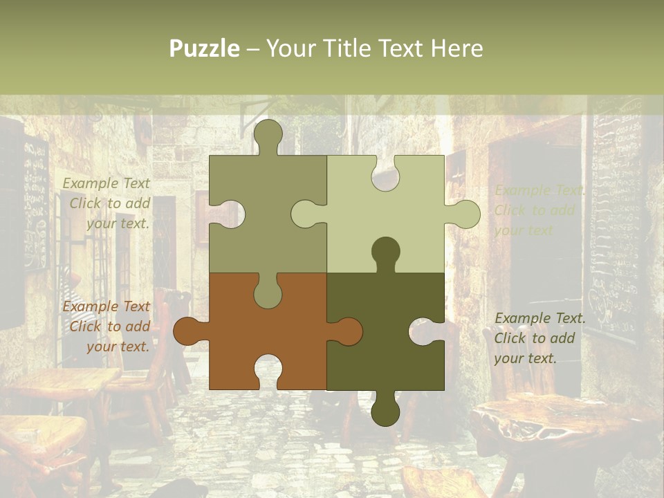 Ancient Travel Artwork PowerPoint Template