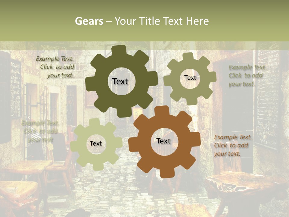 Ancient Travel Artwork PowerPoint Template