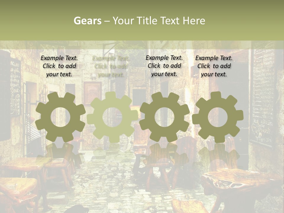 Ancient Travel Artwork PowerPoint Template