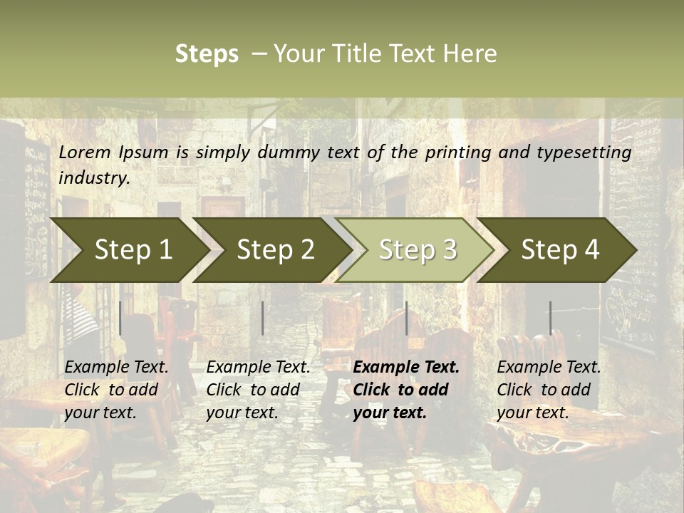 Ancient Travel Artwork PowerPoint Template