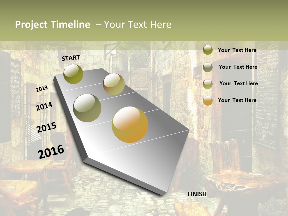 Ancient Travel Artwork PowerPoint Template