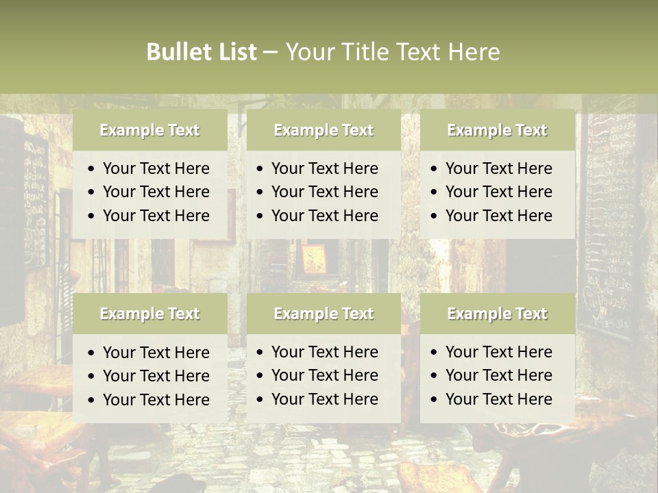 Ancient Travel Artwork PowerPoint Template