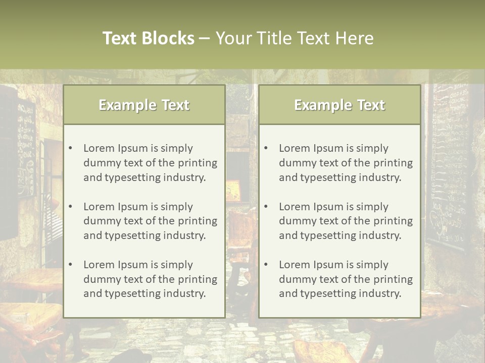 Ancient Travel Artwork PowerPoint Template