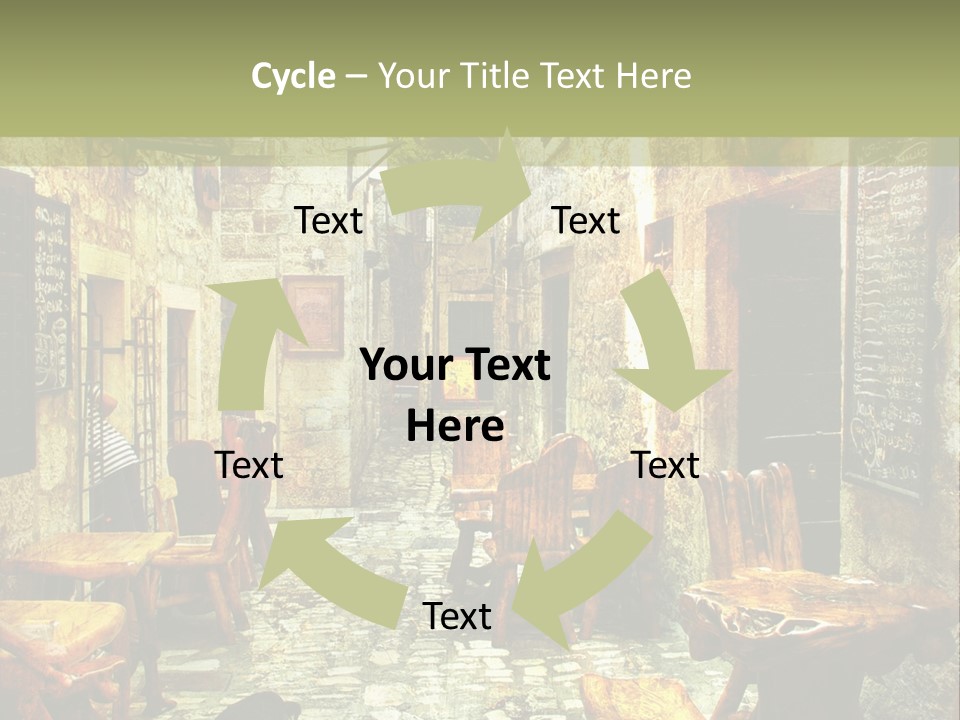 Ancient Travel Artwork PowerPoint Template