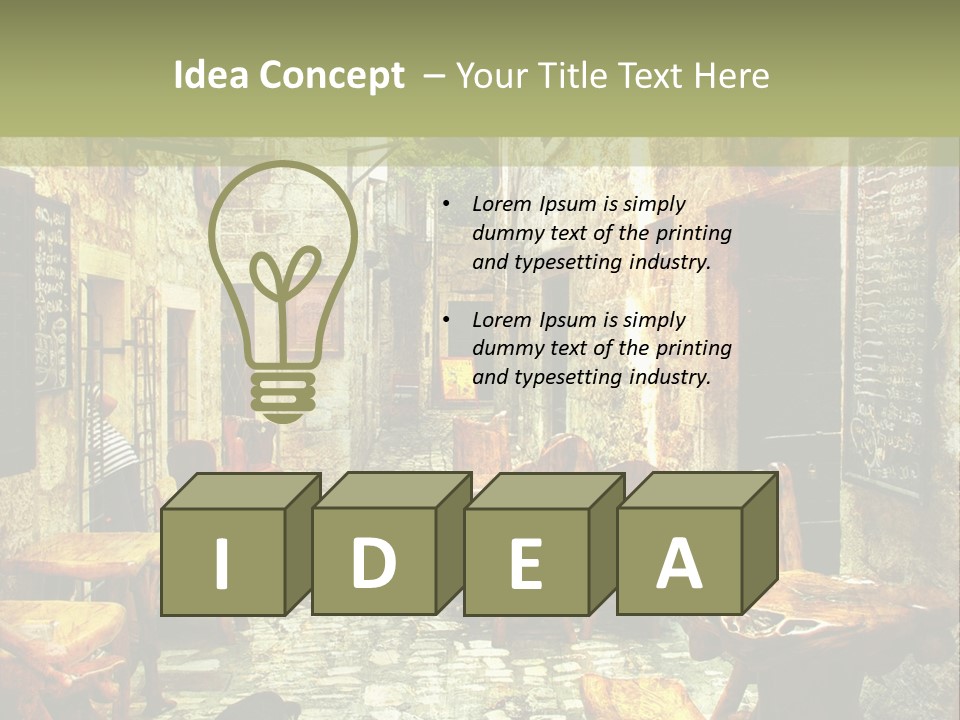 Ancient Travel Artwork PowerPoint Template