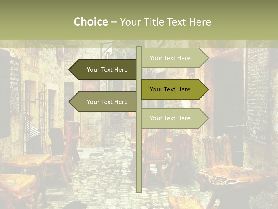 Ancient Travel Artwork PowerPoint Template