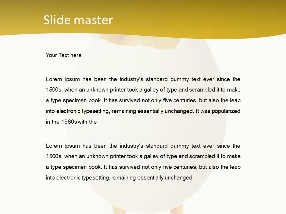 Hatch Duck Springtime PowerPoint Template