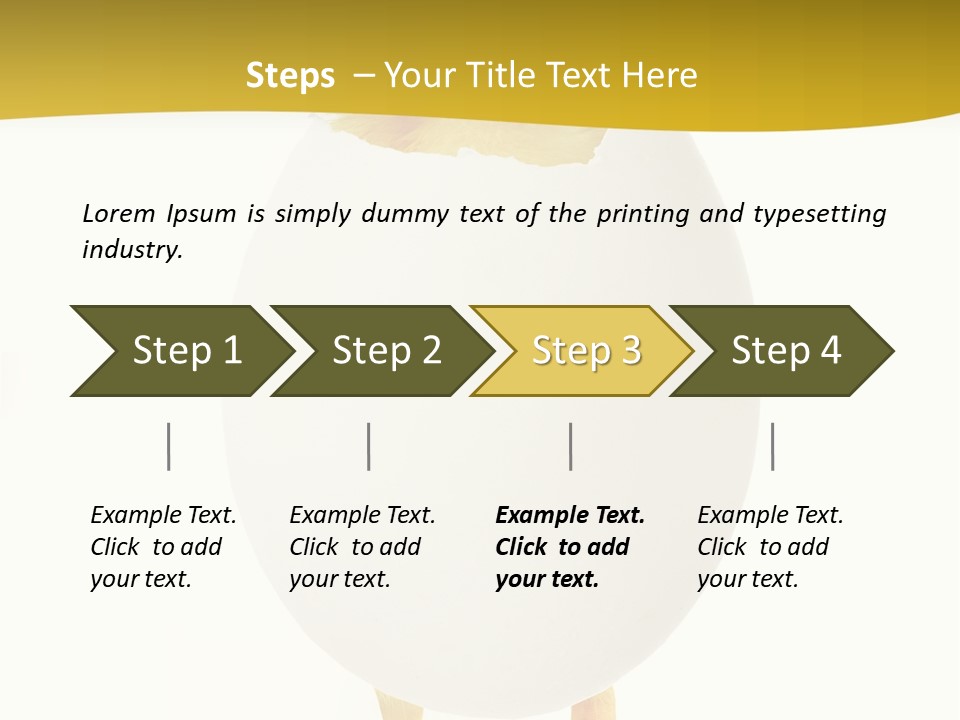 Hatch Duck Springtime PowerPoint Template