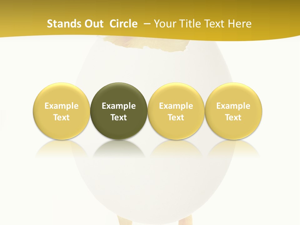 Hatch Duck Springtime PowerPoint Template