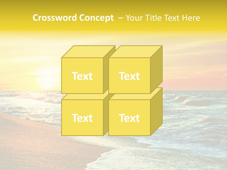 Sun Travel Relax PowerPoint Template