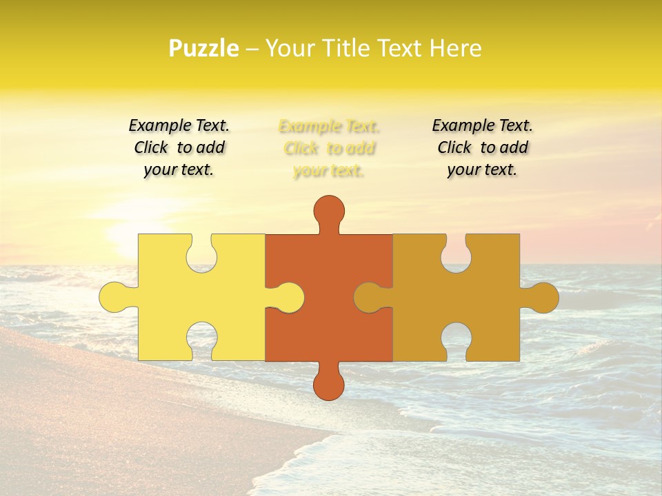 Sun Travel Relax PowerPoint Template