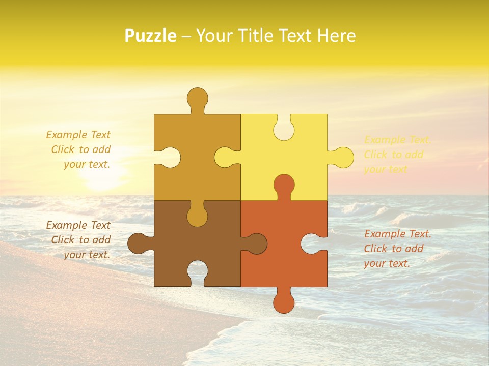 Sun Travel Relax PowerPoint Template