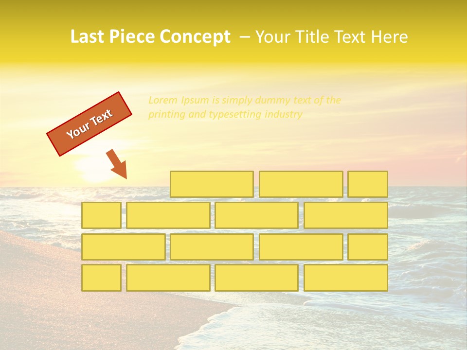 Sun Travel Relax PowerPoint Template
