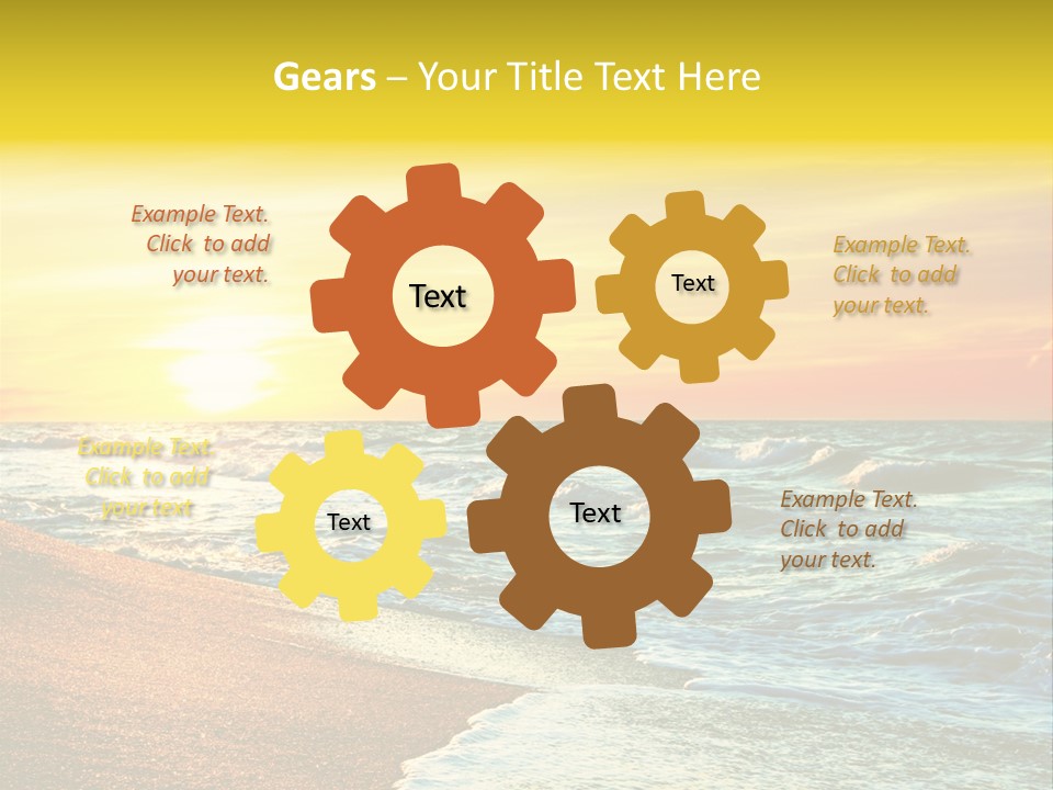 Sun Travel Relax PowerPoint Template