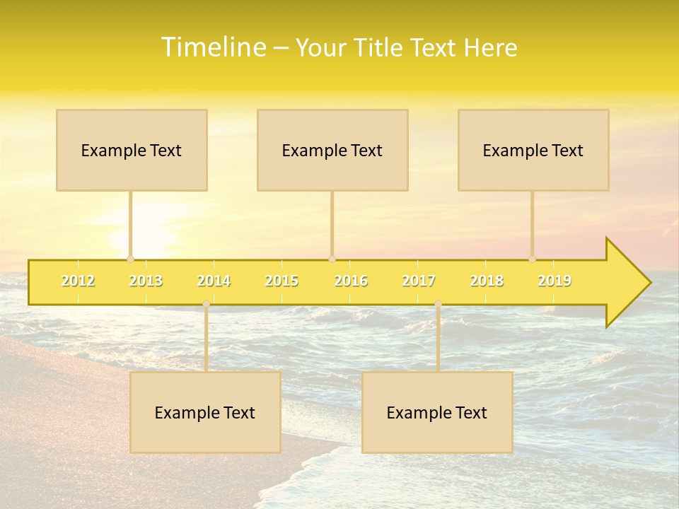 Sun Travel Relax PowerPoint Template