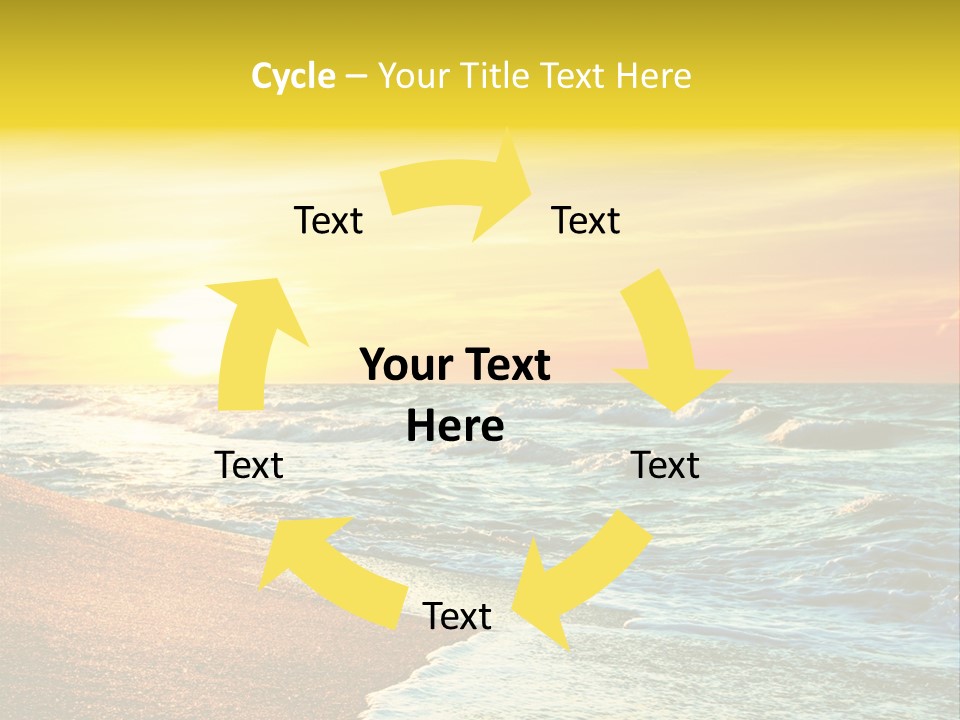 Sun Travel Relax PowerPoint Template