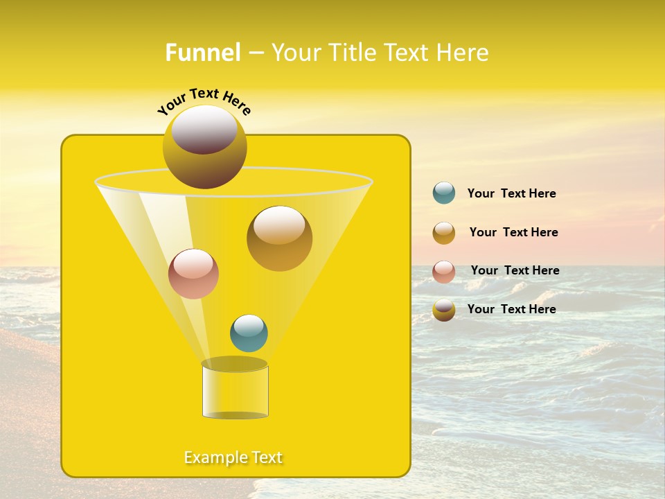 Sun Travel Relax PowerPoint Template