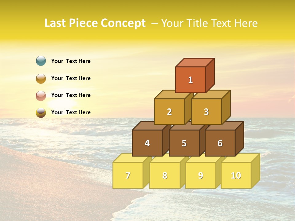 Sun Travel Relax PowerPoint Template