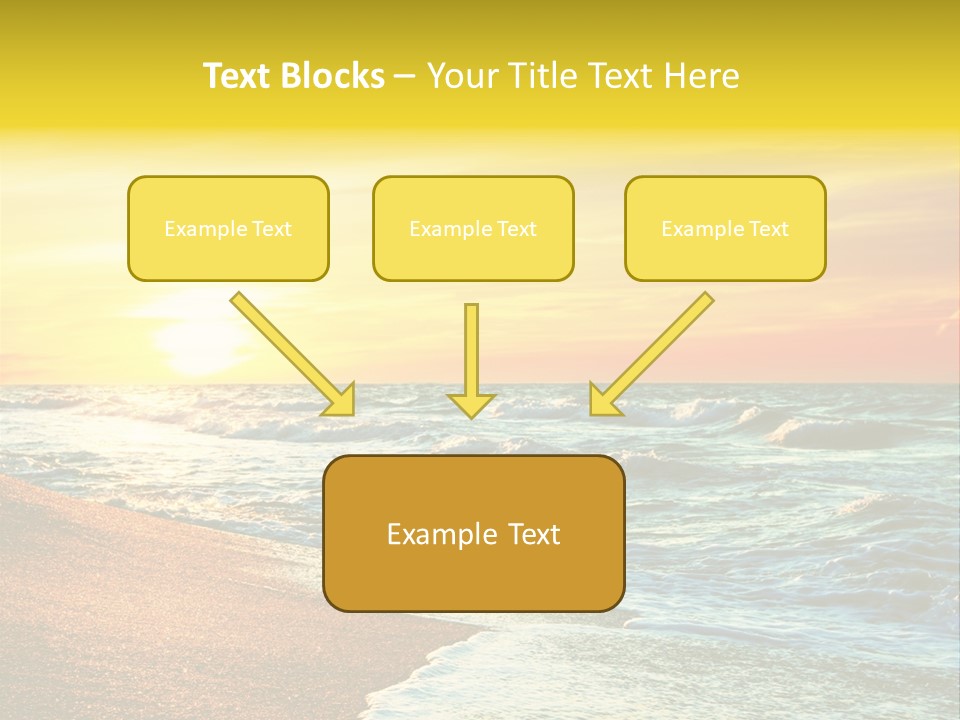 Sun Travel Relax PowerPoint Template