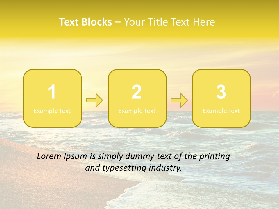 Sun Travel Relax PowerPoint Template