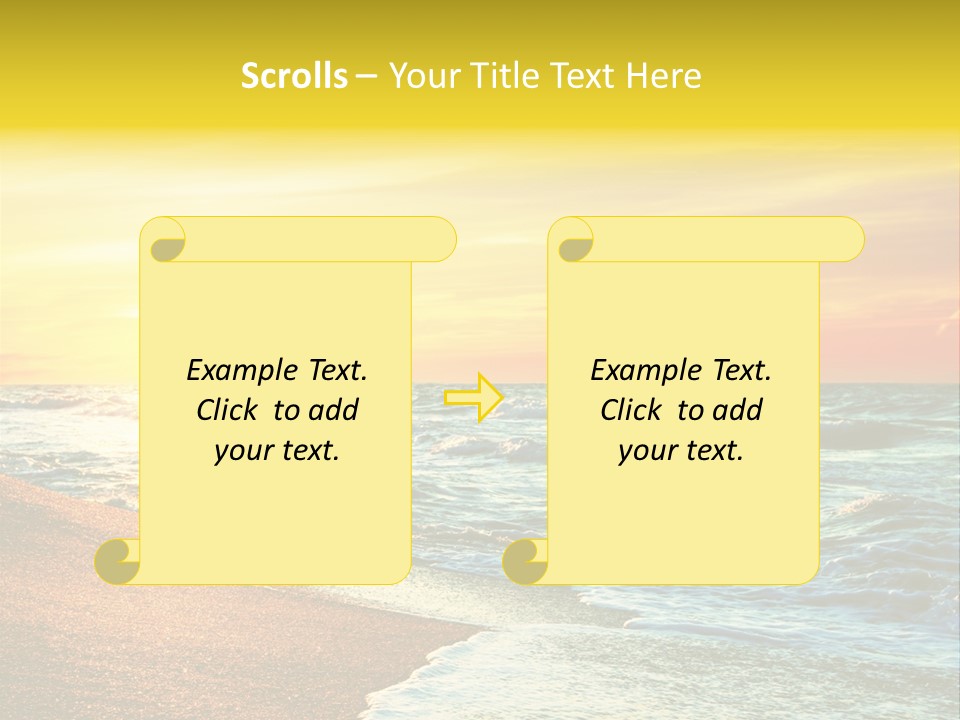 Sun Travel Relax PowerPoint Template