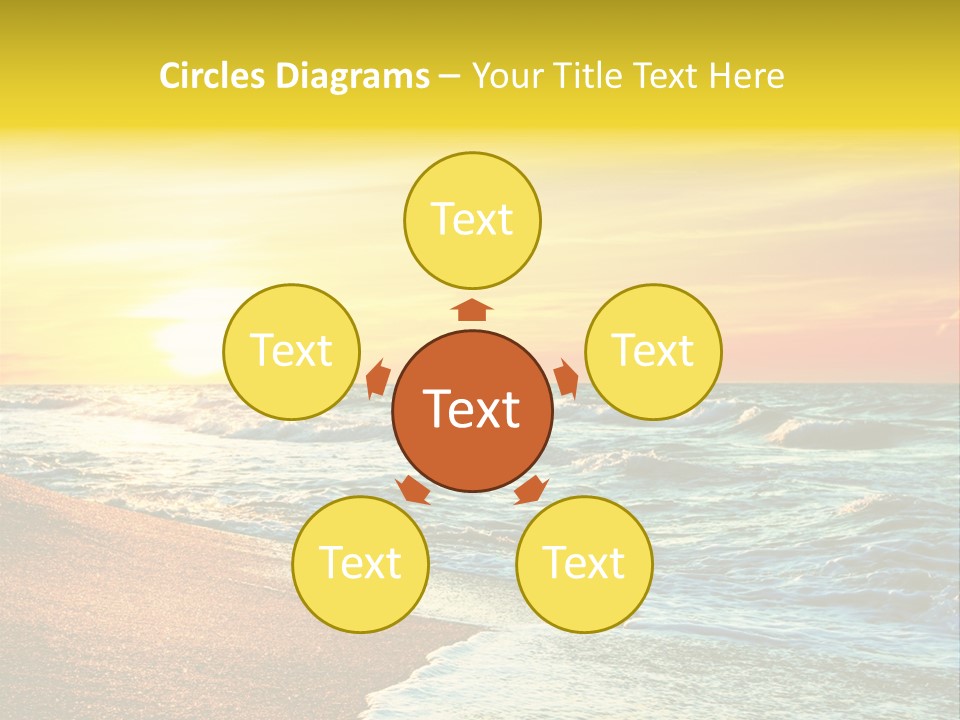 Sun Travel Relax PowerPoint Template