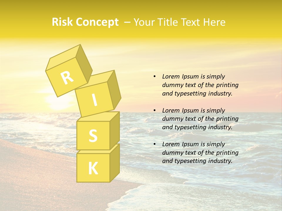 Sun Travel Relax PowerPoint Template