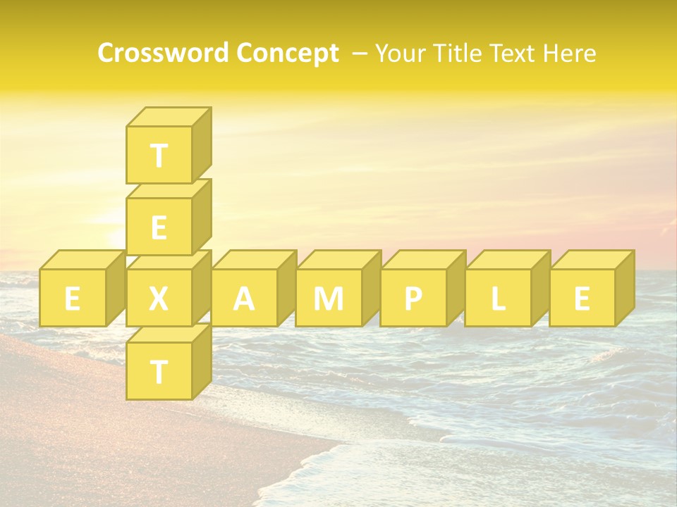 Sun Travel Relax PowerPoint Template