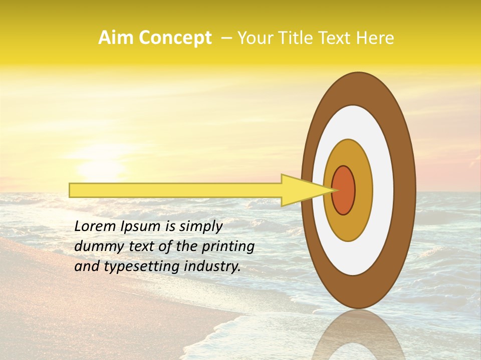 Sun Travel Relax PowerPoint Template