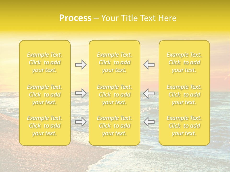 Sun Travel Relax PowerPoint Template