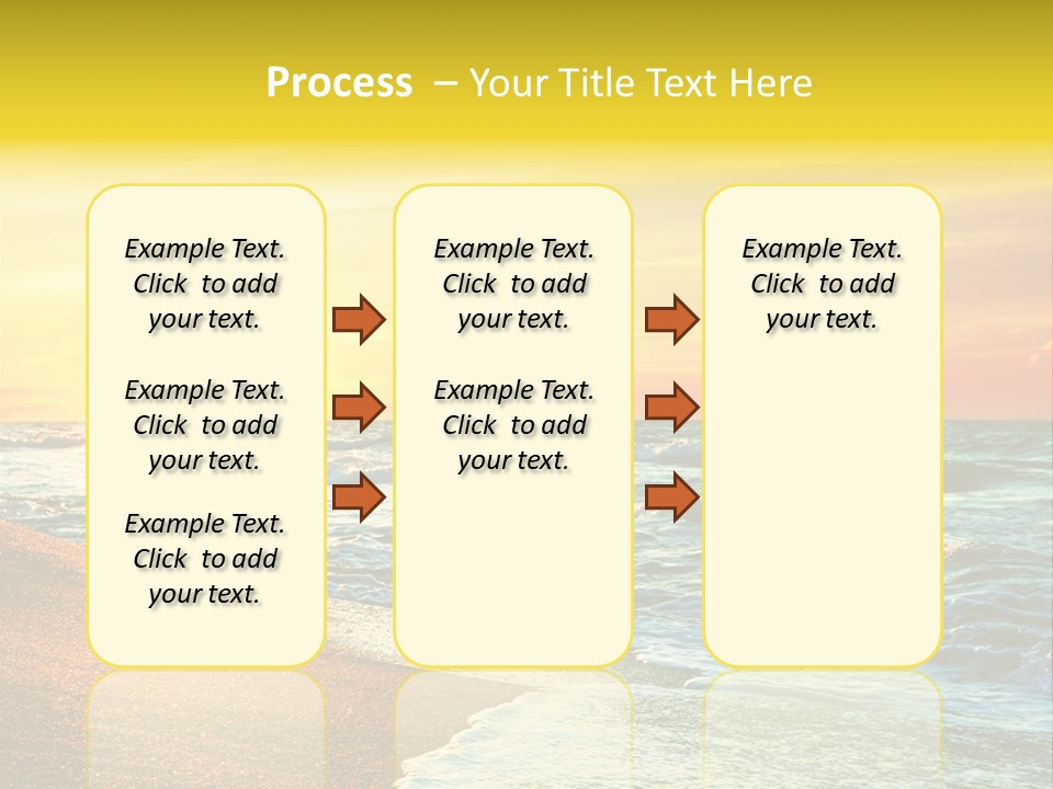 Sun Travel Relax PowerPoint Template