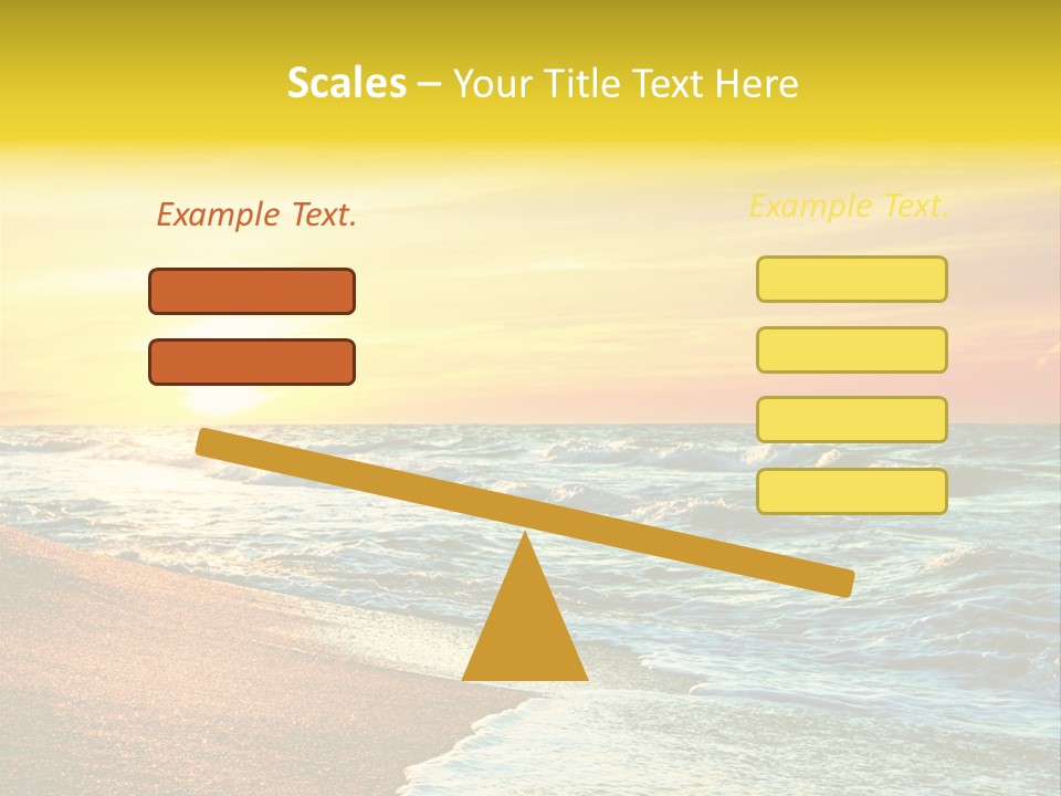 Sun Travel Relax PowerPoint Template