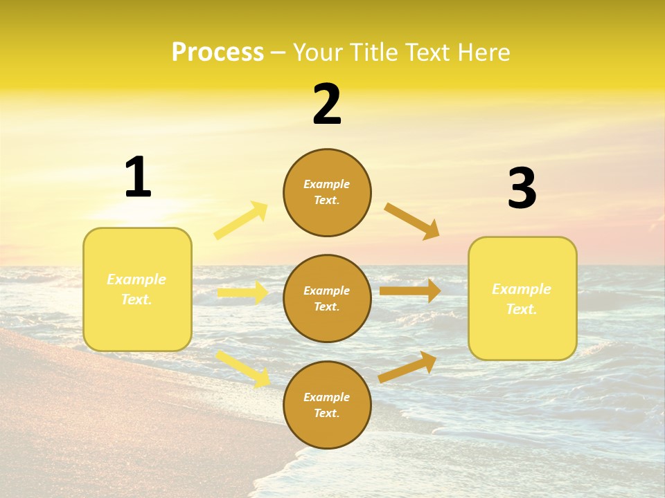 Sun Travel Relax PowerPoint Template