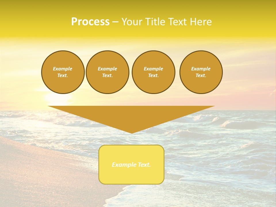 Sun Travel Relax PowerPoint Template