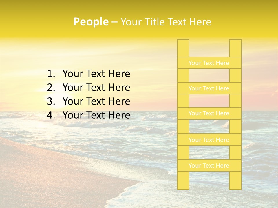 Sun Travel Relax PowerPoint Template
