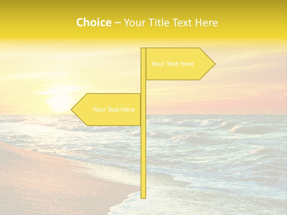 Sun Travel Relax PowerPoint Template