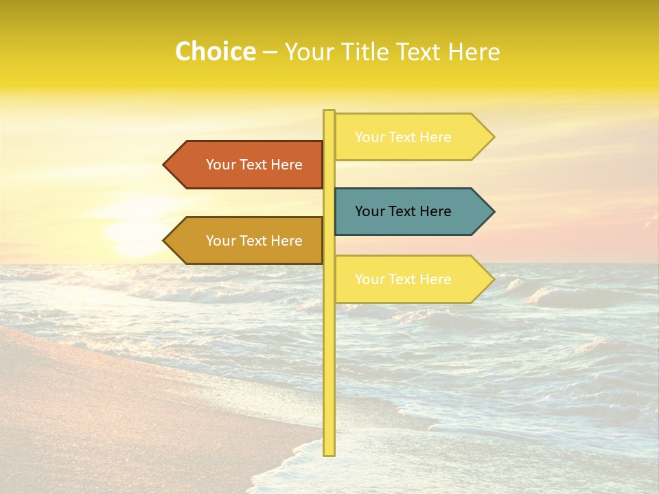 Sun Travel Relax PowerPoint Template