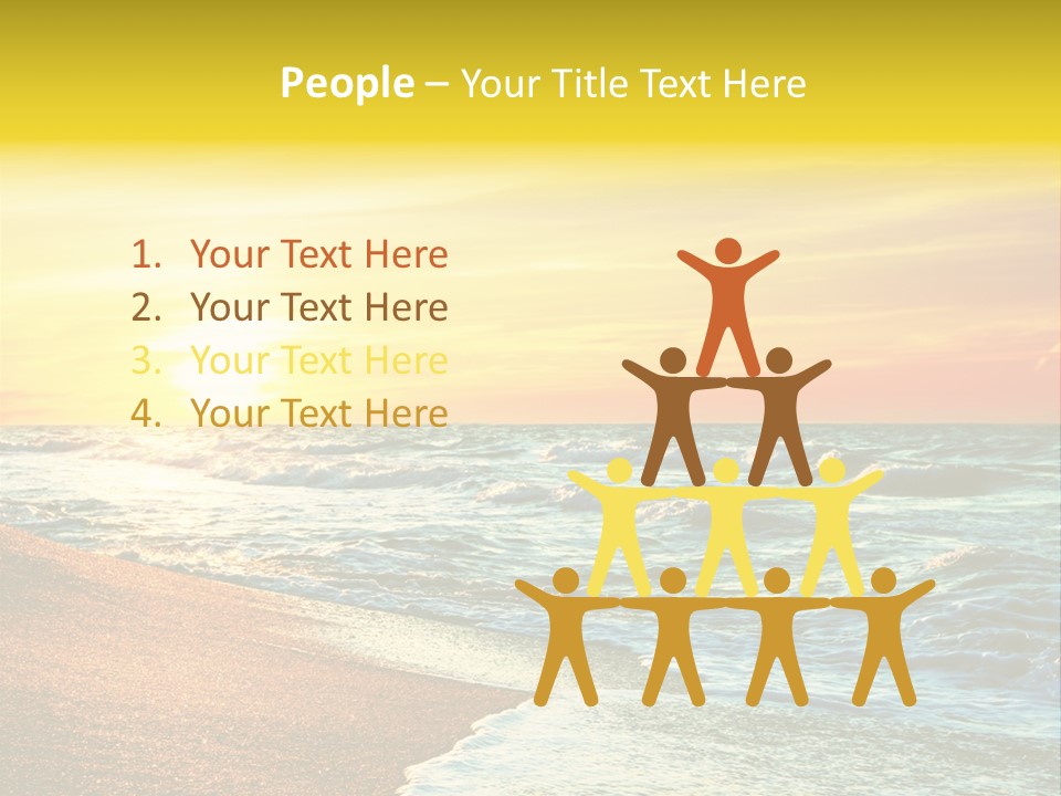 Sun Travel Relax PowerPoint Template