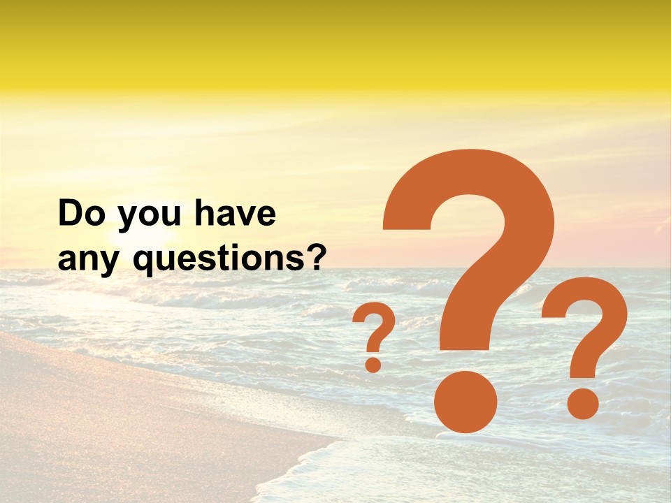 Sun Travel Relax PowerPoint Template