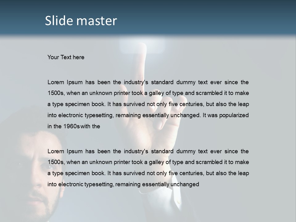 Hand Choice Future PowerPoint Template