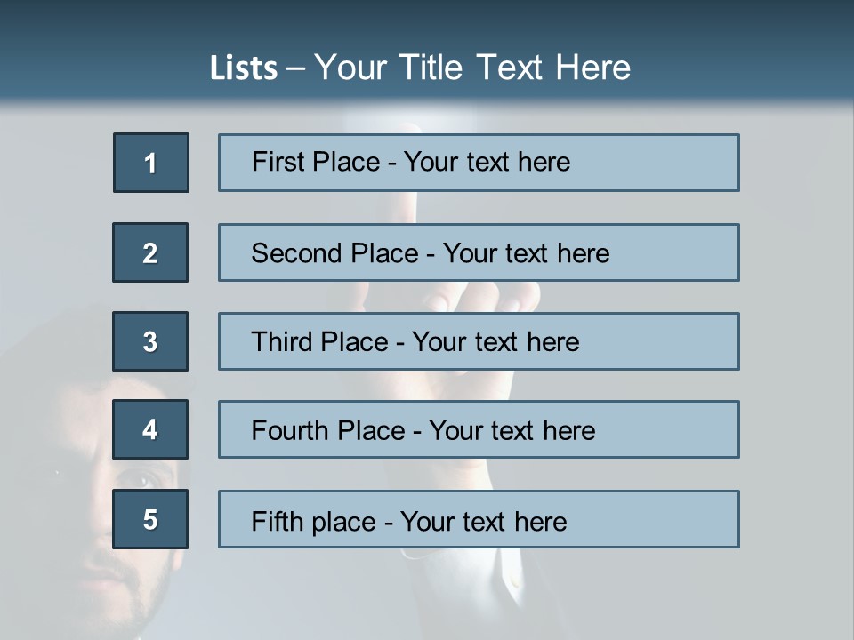 Hand Choice Future PowerPoint Template