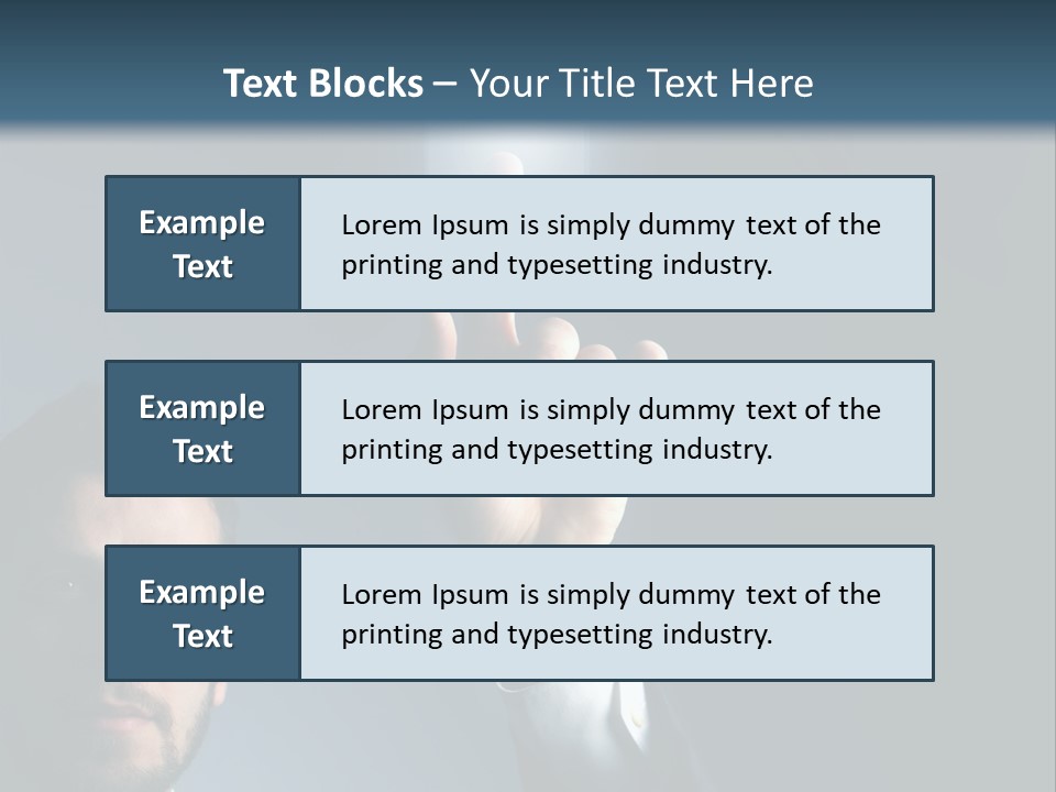 Hand Choice Future PowerPoint Template