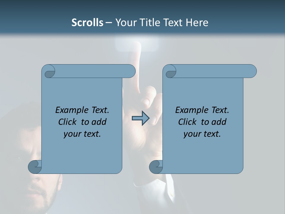 Hand Choice Future PowerPoint Template