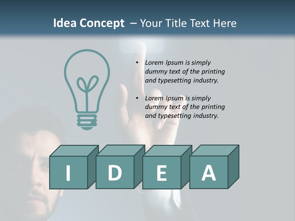 Hand Choice Future PowerPoint Template