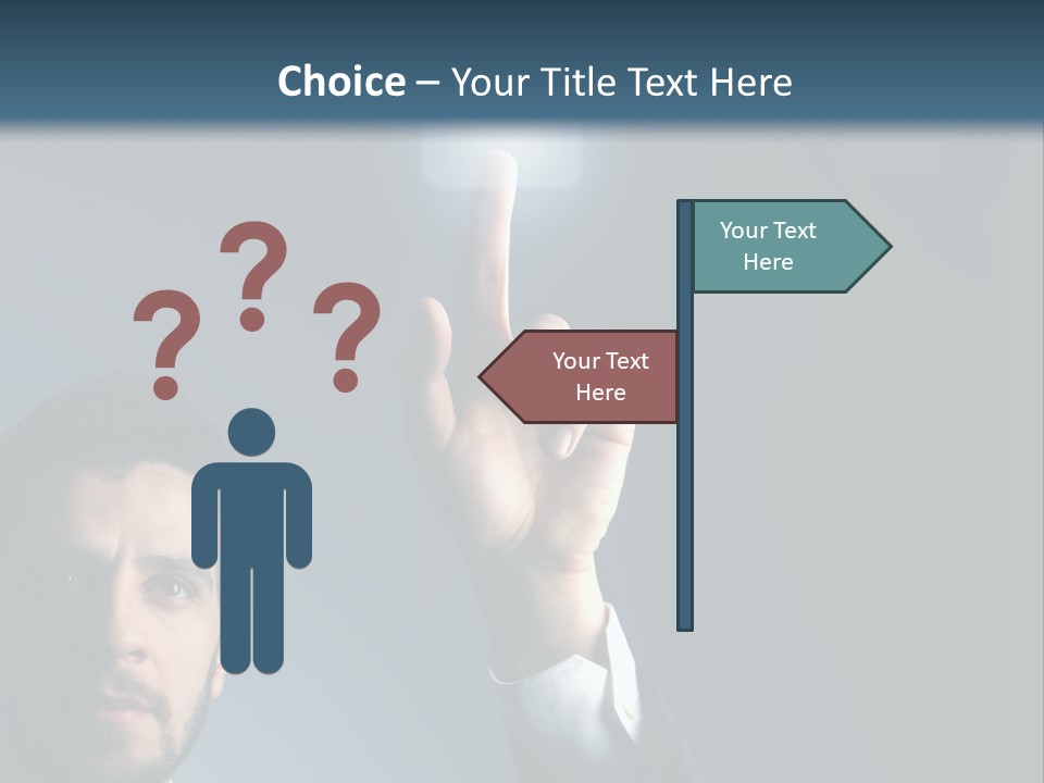 Hand Choice Future PowerPoint Template