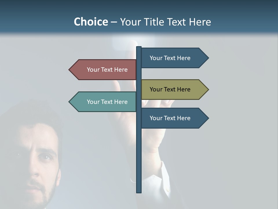 Hand Choice Future PowerPoint Template