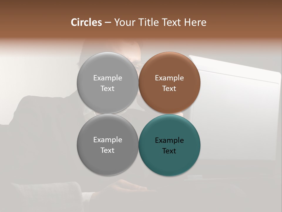 Office Internet Smile PowerPoint Template