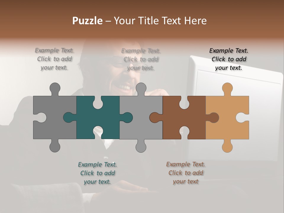 Office Internet Smile PowerPoint Template