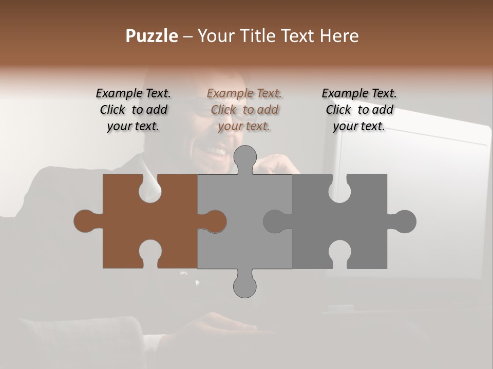 Office Internet Smile PowerPoint Template